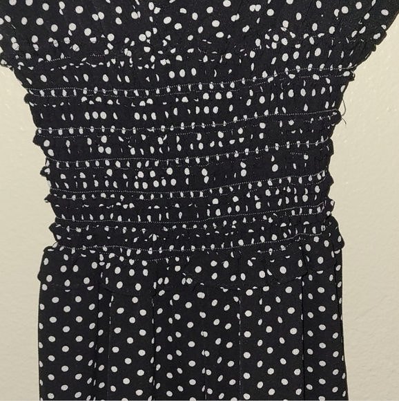 MAX STUDIO Wide Leg Polka Dot Jumpsuit - Picture 6 of 9